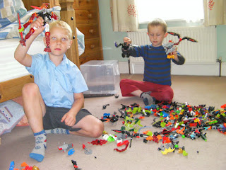 lego building session in bedroom
