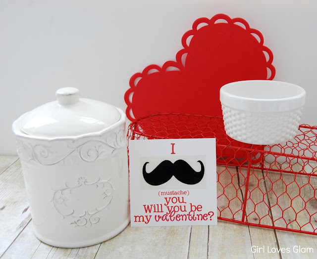 mustache valentine