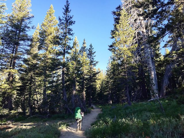 Hiking to Lake Aloha