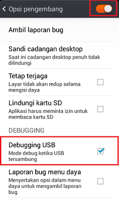 Mengaktifkan Debugging Mode Mengaktifkan Debugging Mode