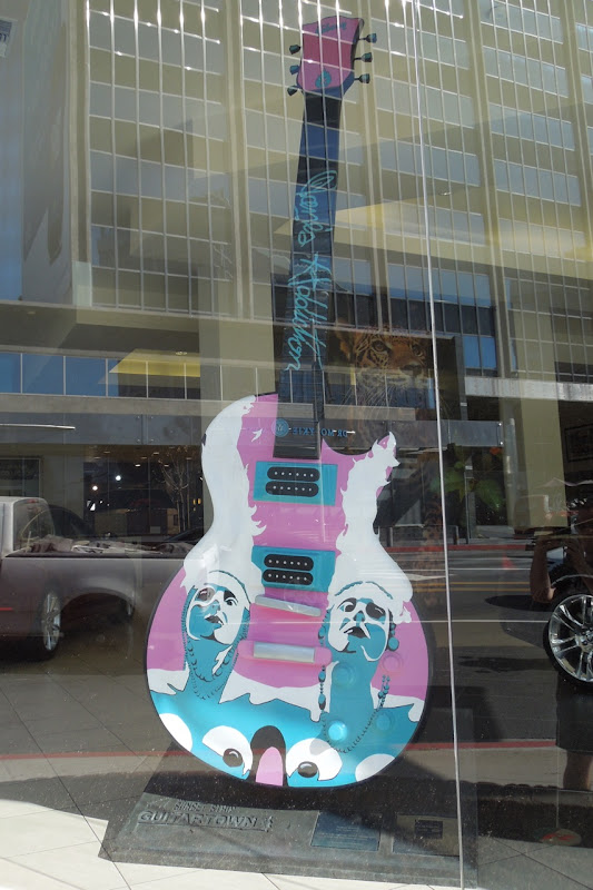 Nothing's Shocking guitar sculpture
