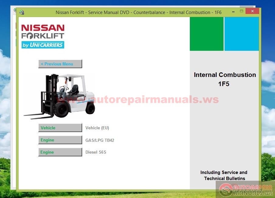 Free Auto Repair Manual : Nissan Forklift Service Manual 2013
