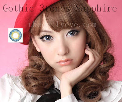 Korean contact lens contact lens, gothic tritones sapphire