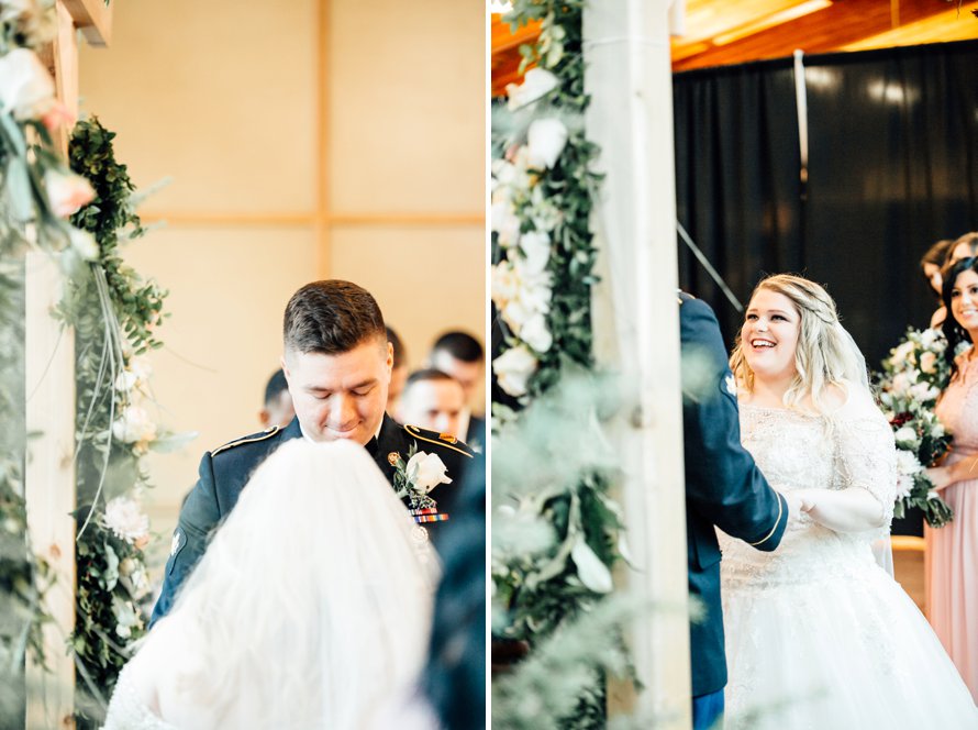 Romantic Rose Palette Winter Wedding by Something Minted Photography