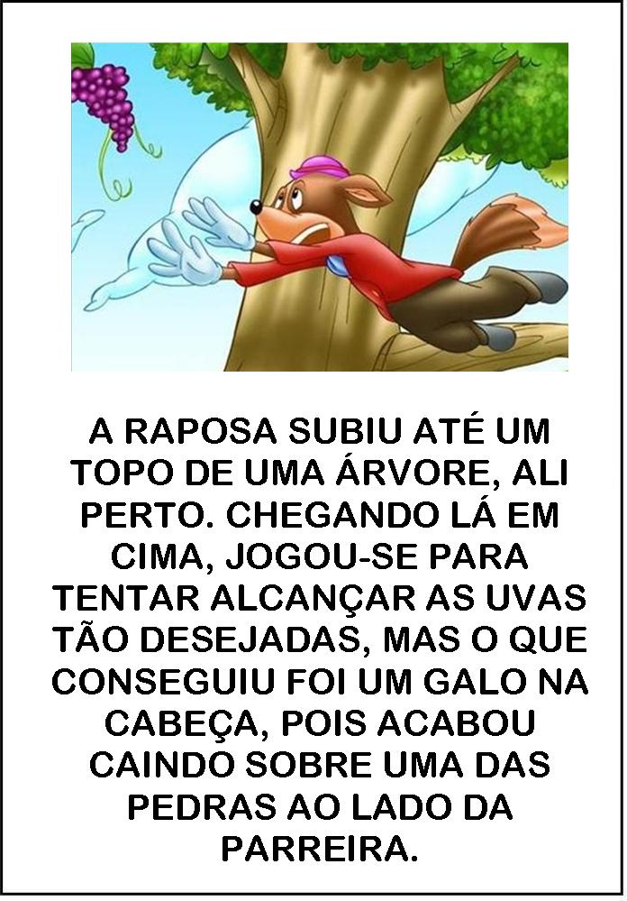 Aprender Brincando Folclore A Raposa e as uvas