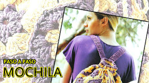 Mochila Crochet con hexágonos y pentágonos / Paso a paso