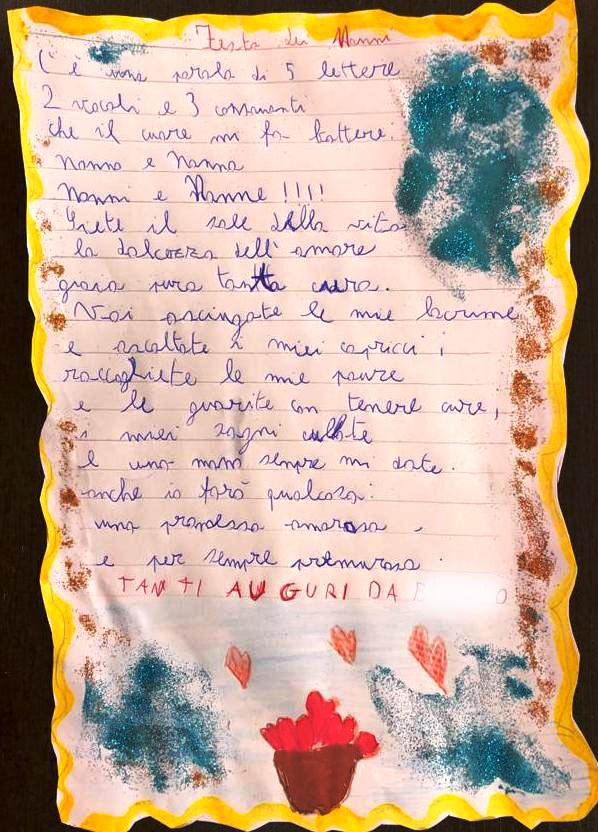 POESIA FESTA dei NONNI 4^A