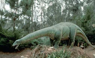 Reconstrucción de un Apatosaurus