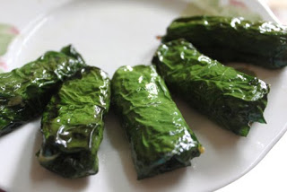 Chả lá lốt chay & Đậu hủ xào lá lốt Chả lá lốt chay & Đậu hủ xào lá lốt