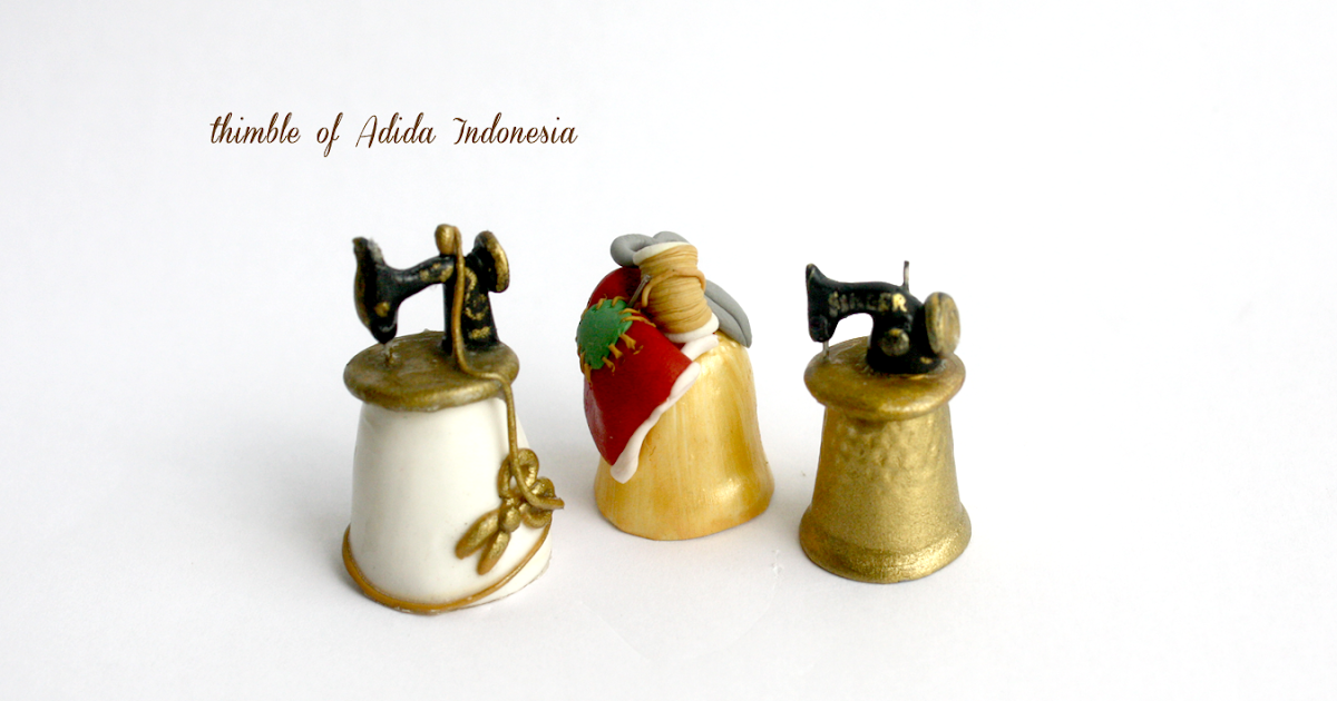 KuroHouse of Craft Polymer Clay Thimble Collections