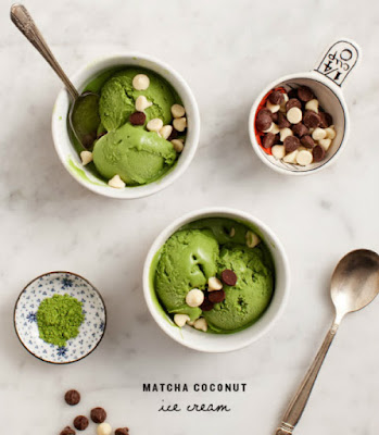 hình kem matcha dừa