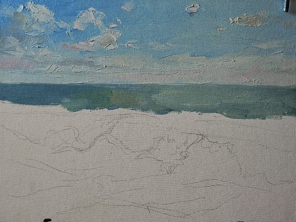 "Художественная мастерская Алексея Епишина": Мастер-класс: "Пишем море ...