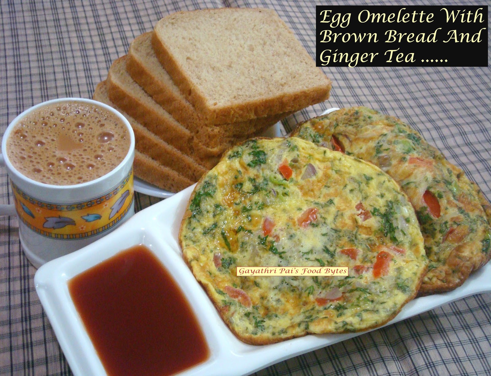 Gayathri Pai's Food Bytes: Fluffy Egg Omelette.