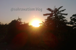 Sunset Moment Captured In Camera