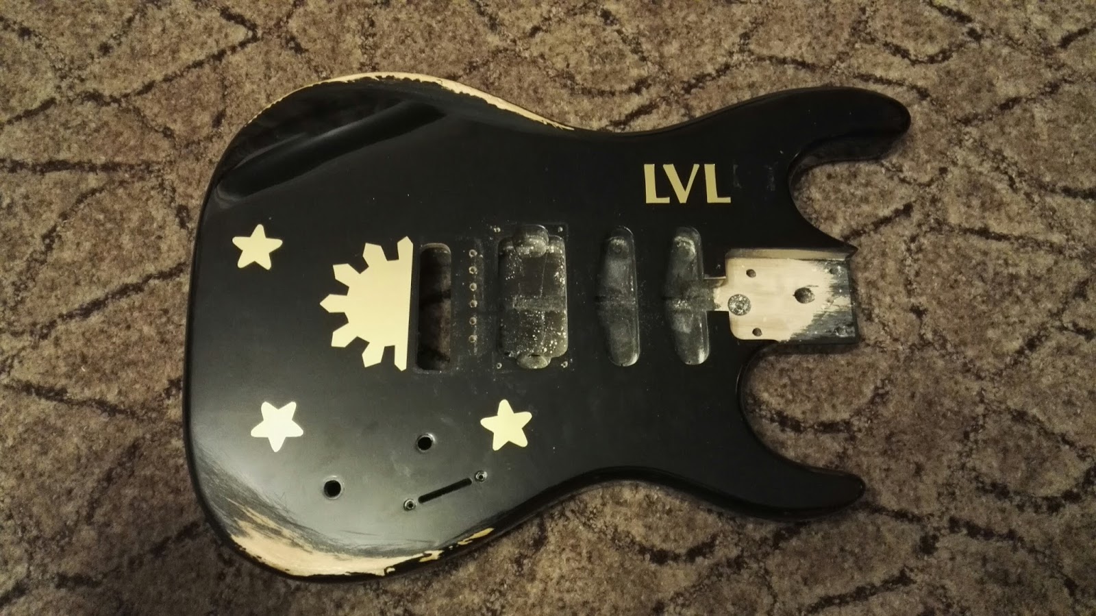 I am homebased Guitar makeover (how to disassemble and reassemble your