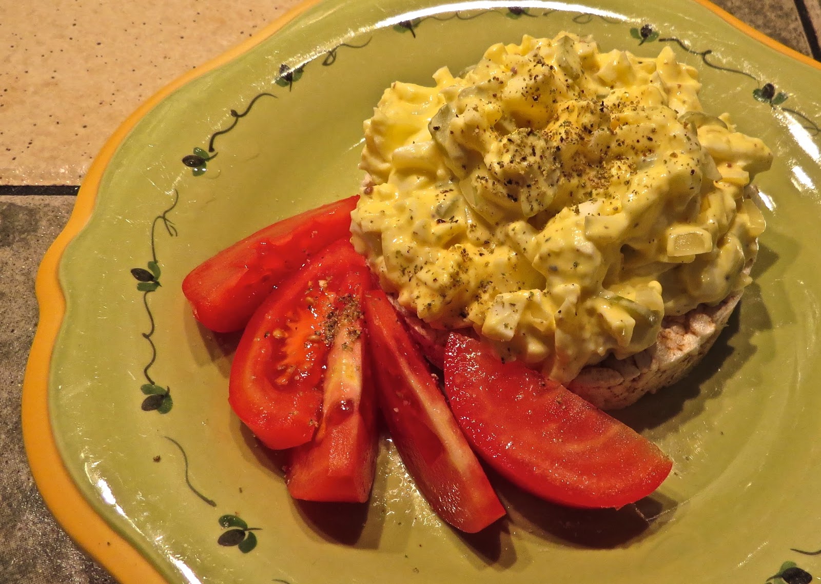 Slow Food—Healthy Food Honey Mustard Egg Salad