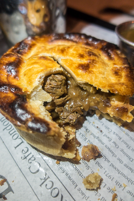 Guinness Beef Pie at a pub in London, England Guinness Beef Pie at a pub in London, England