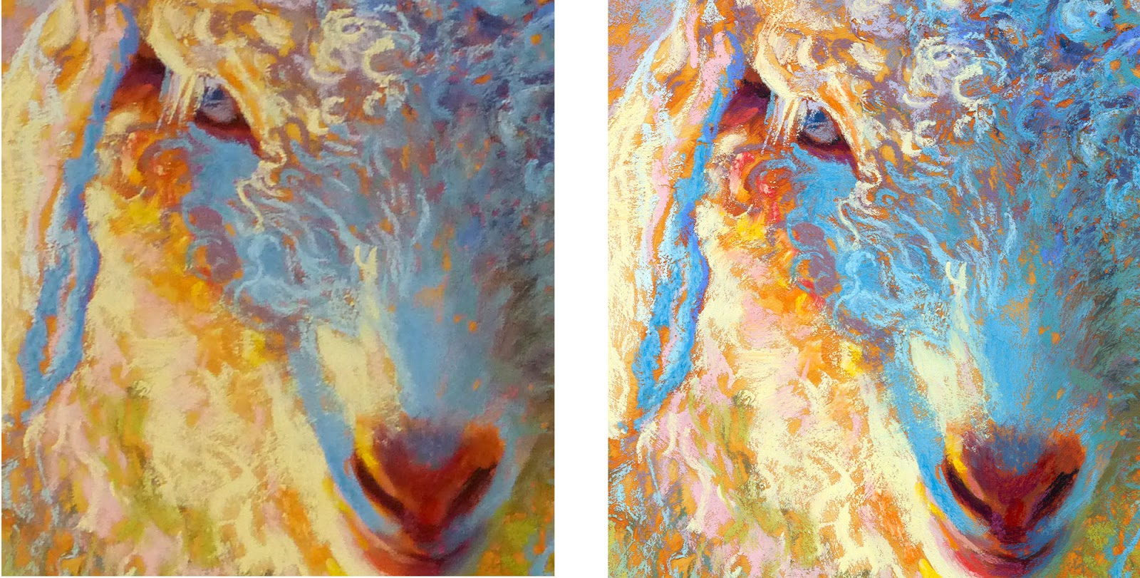 Rita Kirkman's Art Journal Scan Pastel Paintings for Better Prints