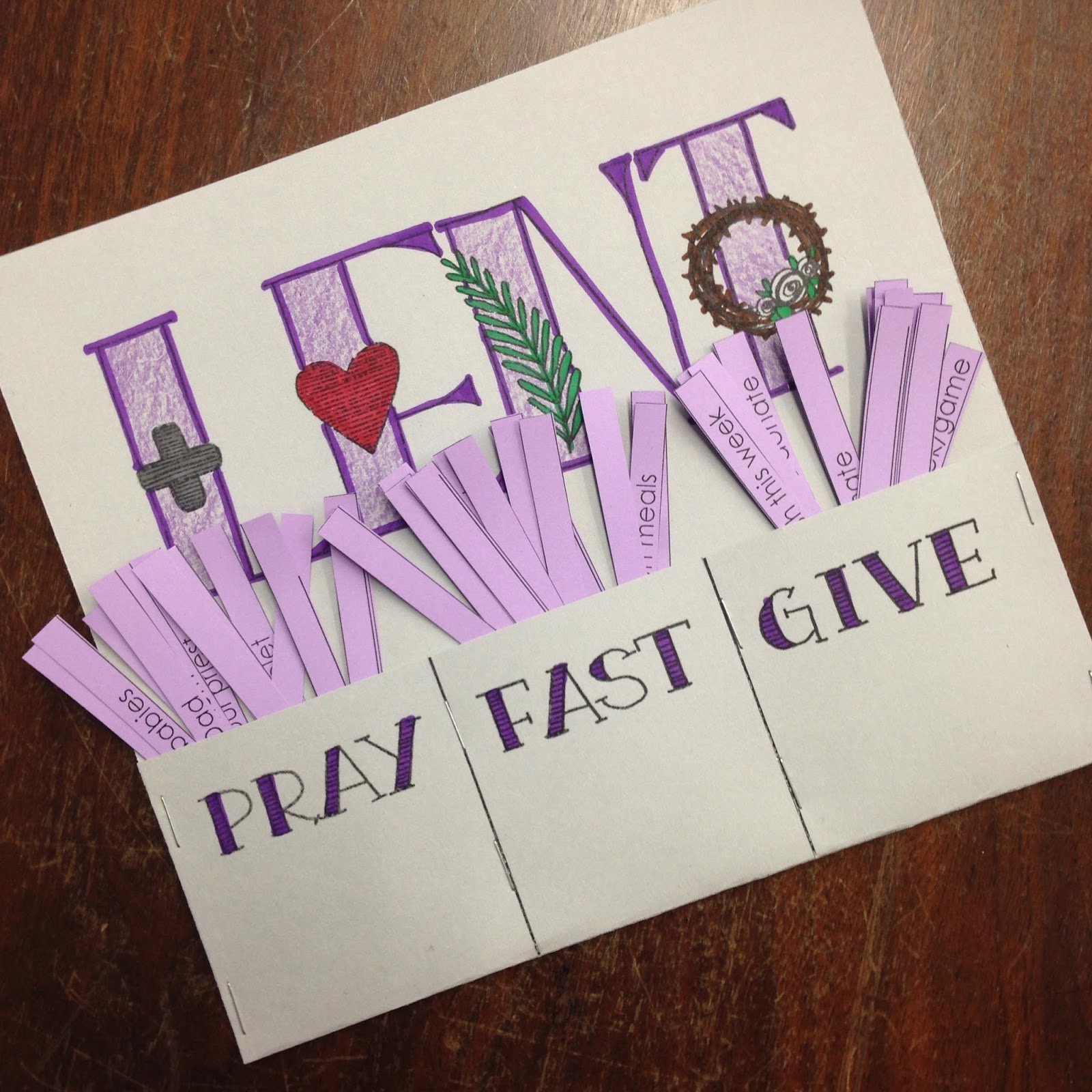 Lent Sunday School Crafts