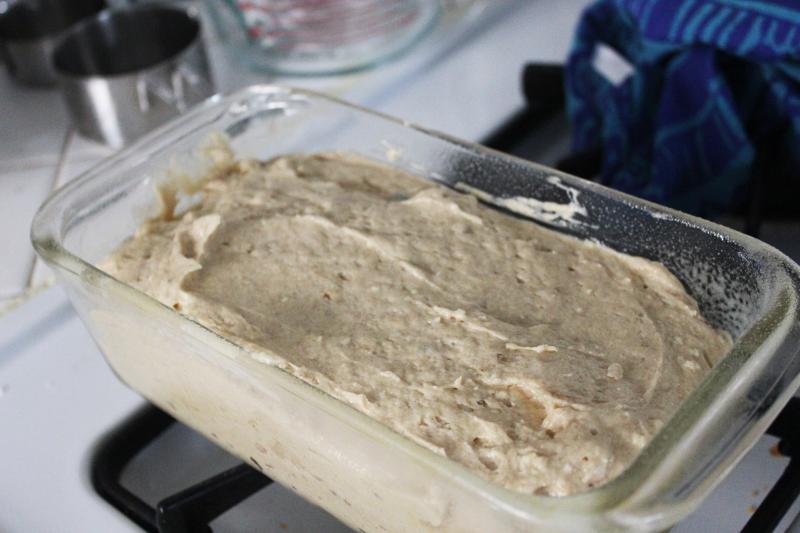 Cinnamon Banana Bread with Crumble Topping Fresh from the...