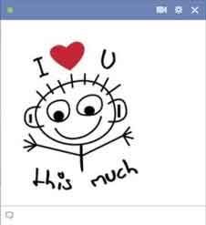 Chat Emoticon Facebook Spesial Love Symbol