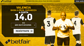 betfair supercuota victoria del Valencia al Zaragoza 30 noviembre betfair supercuota victoria del Valencia al Zaragoza 30 noviembre