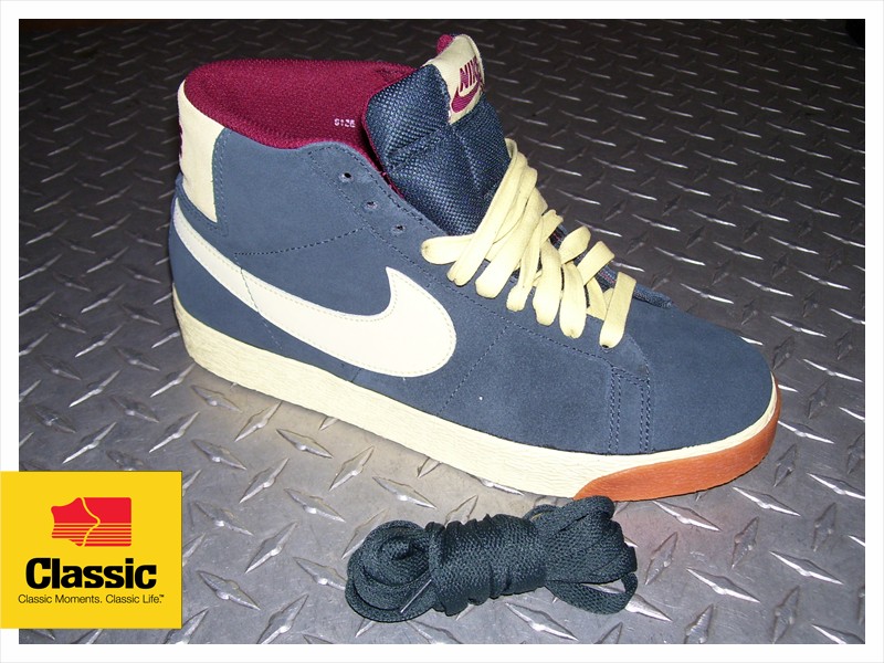 yellow and green nike blazer
