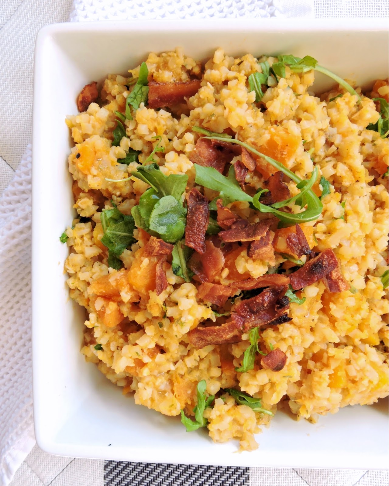 Just Jessie B Butternut Squash Cauliflower "Risotto"