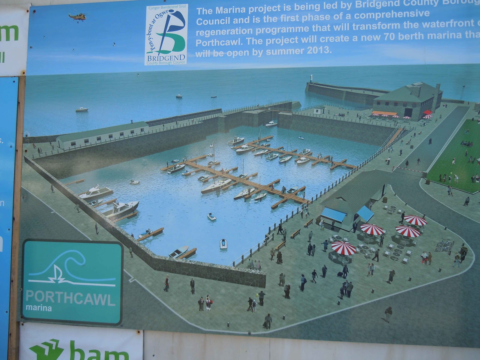 Photographic Allsorts Porthcawl's New Marina Under Construction