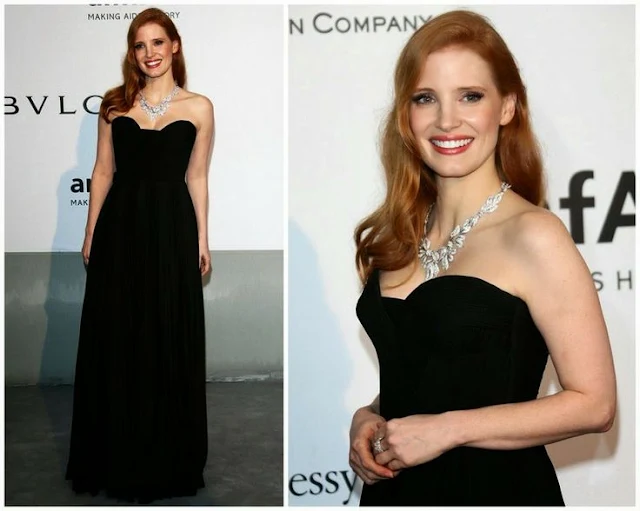 amfAR Cinema Against Aids Gala - Jessica Chastain in Givenchy Couture 