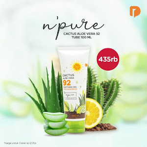 N'Pure Cactus Aloe Vera 92 Tube 100 ML (Set of 12)
