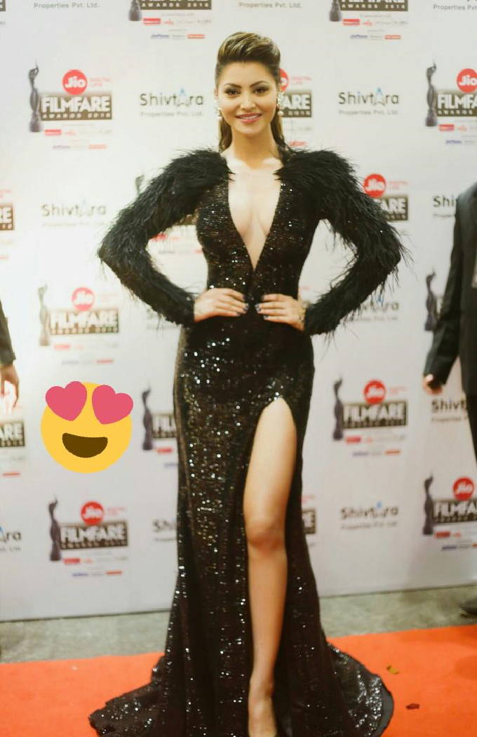 urvashi rautela filmfare dress