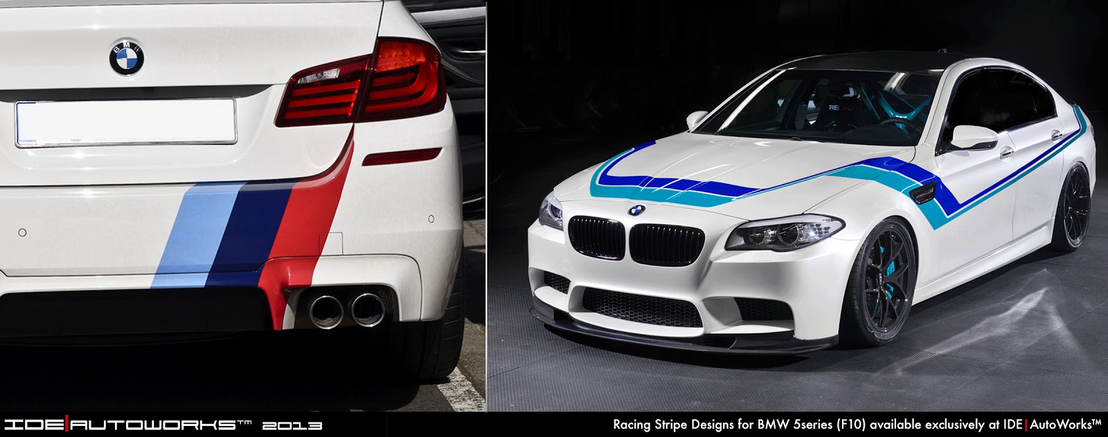 Bmw racing stripes decals