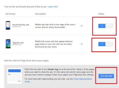 Cara Memasang Iklan Google Adsense Page-level Ads Cara Memasang Iklan Google Adsense Page-level Ads