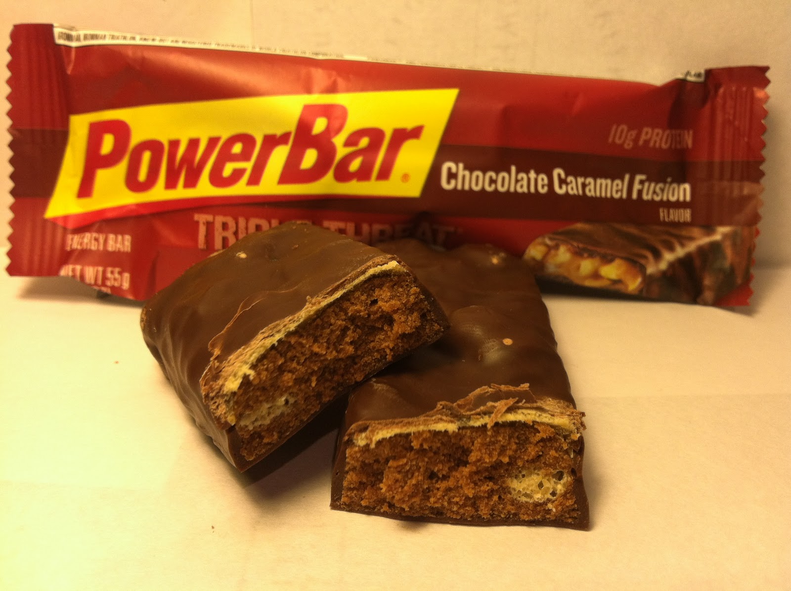 Crazy Food Dude Review PowerBar Triple Threat Energy Chocolate