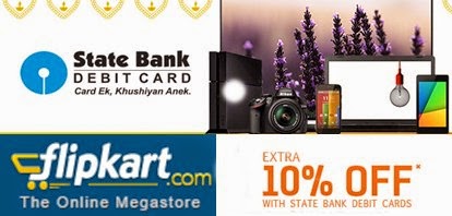 Flipkart Diwali Offer: 10 % discounts on SBI Debit Cards