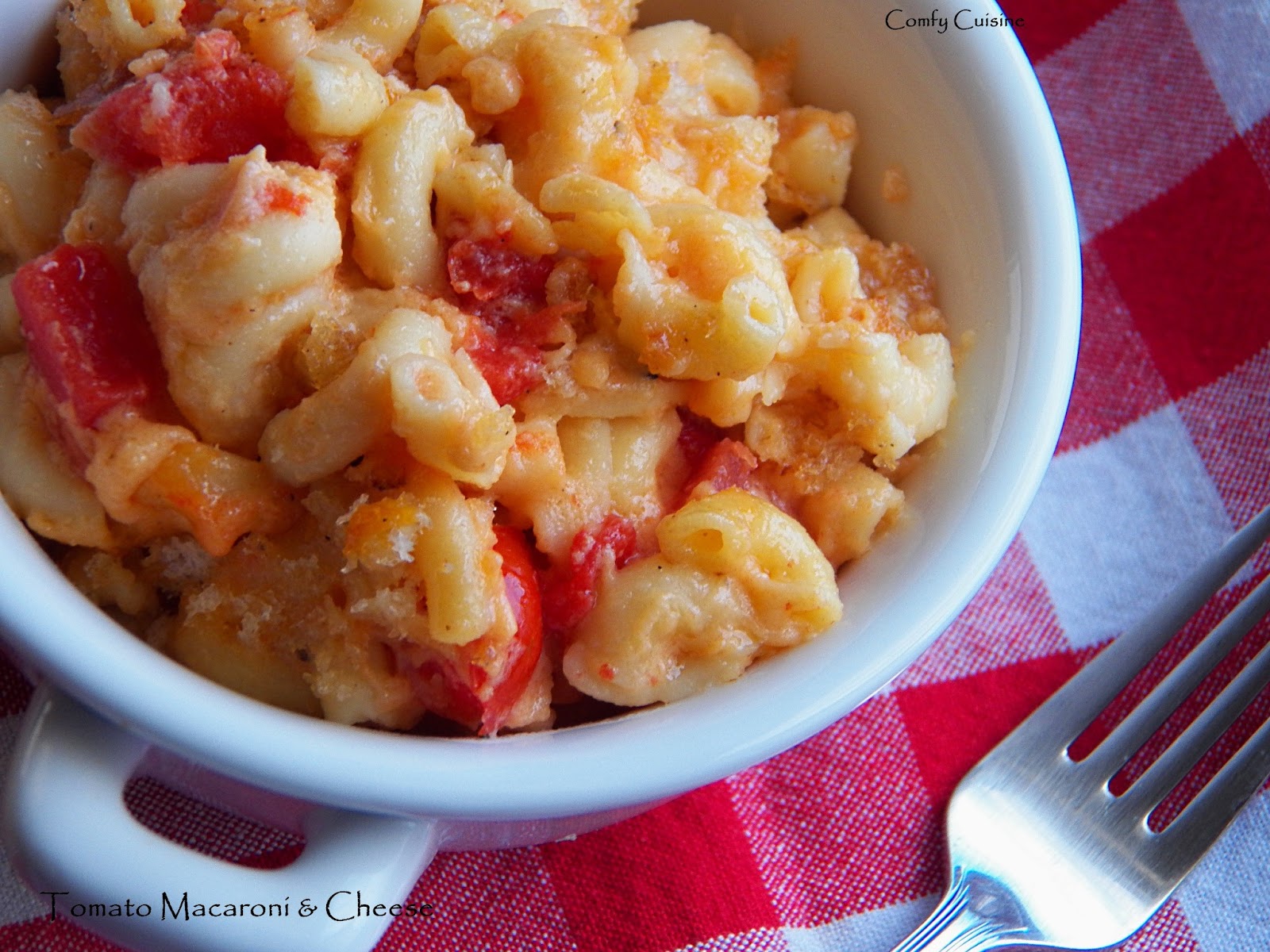 Comfy Cuisine Home Recipes from Family & Friends Tomato Macaroni & Cheese
