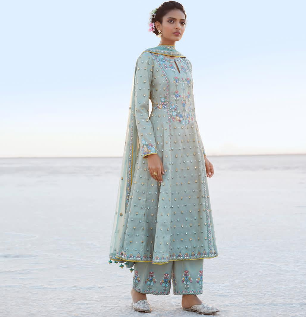 frock style with palazzo
