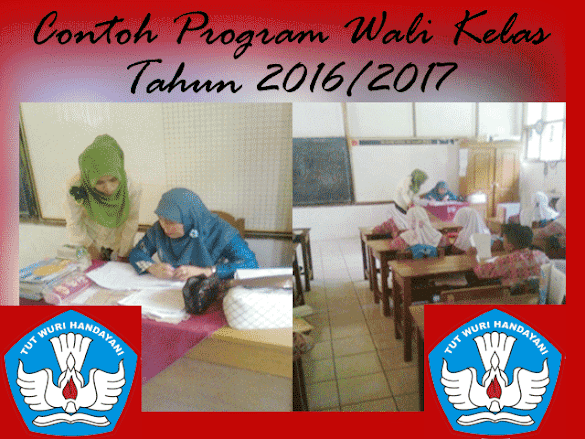 Contoh Kegiatan Kerja Wali Kelas Tahun Anutan 2016/2017 Versi Words.Doc