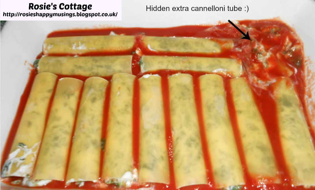 Rosie's Cottage Spinach & Ricotta Cannelloni Made Easy!