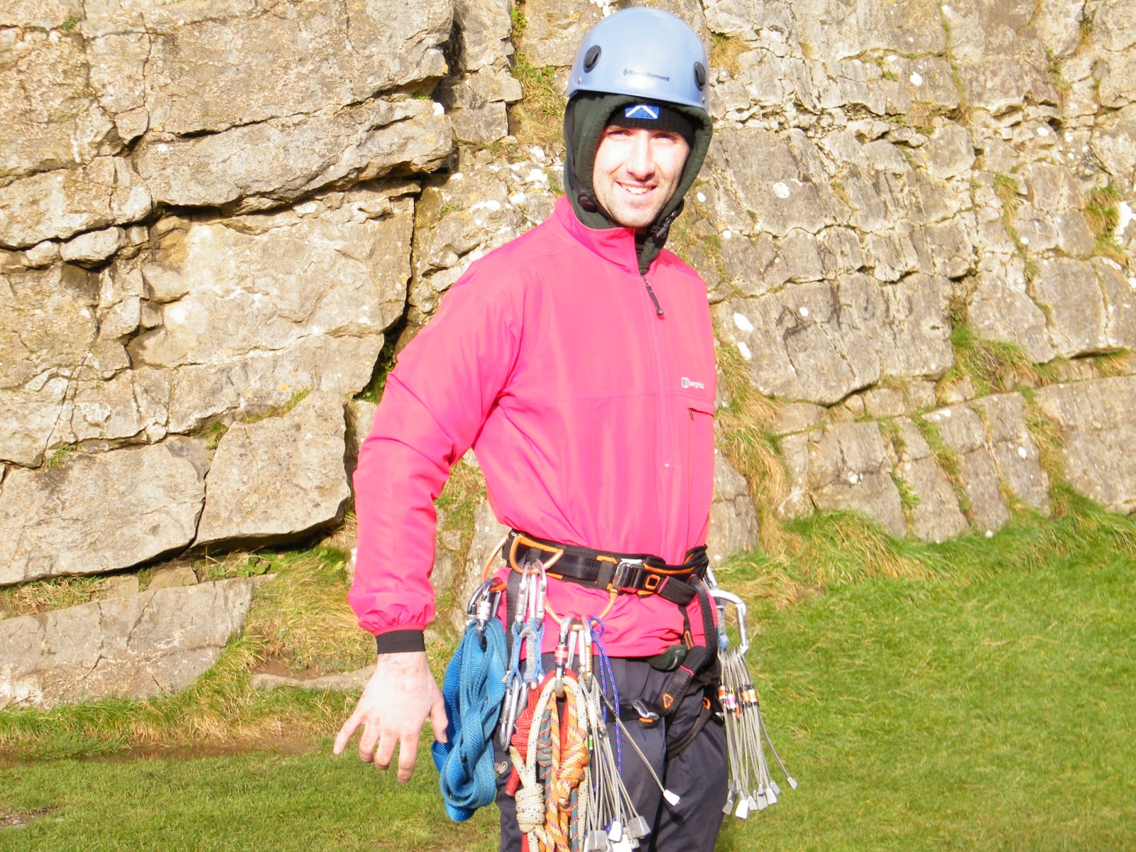 Mal & Marion Tabb Climbing At Headend Quarry