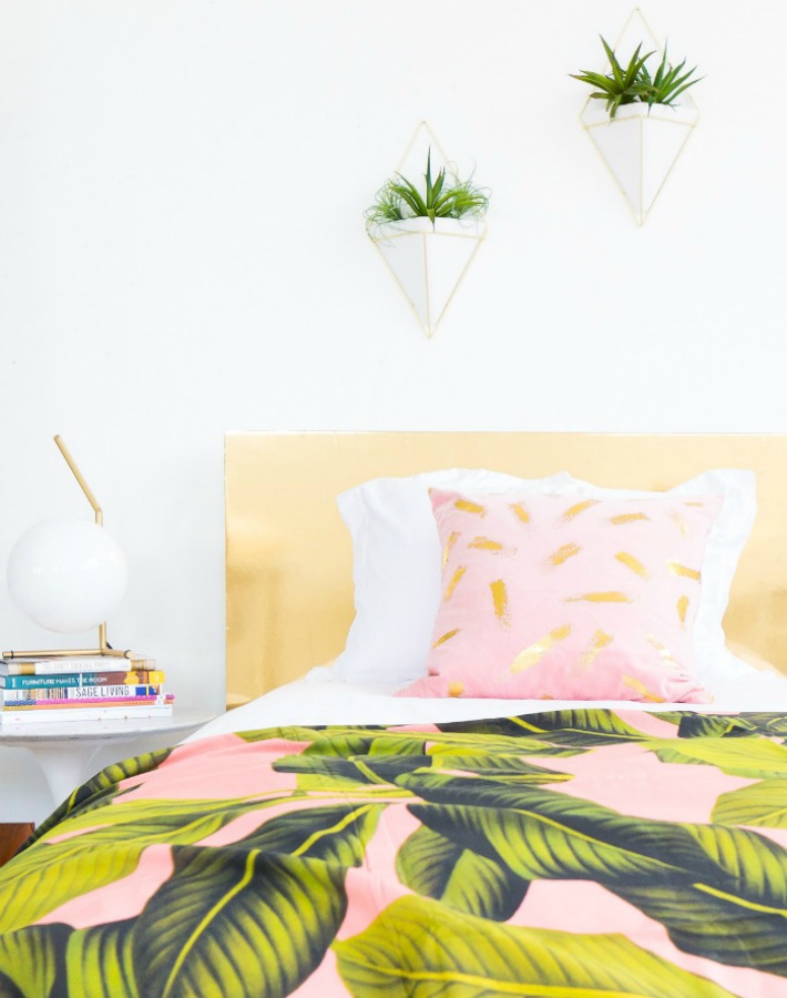 Decorar un dormitorio tropical con diy y un presupuesto de 100€