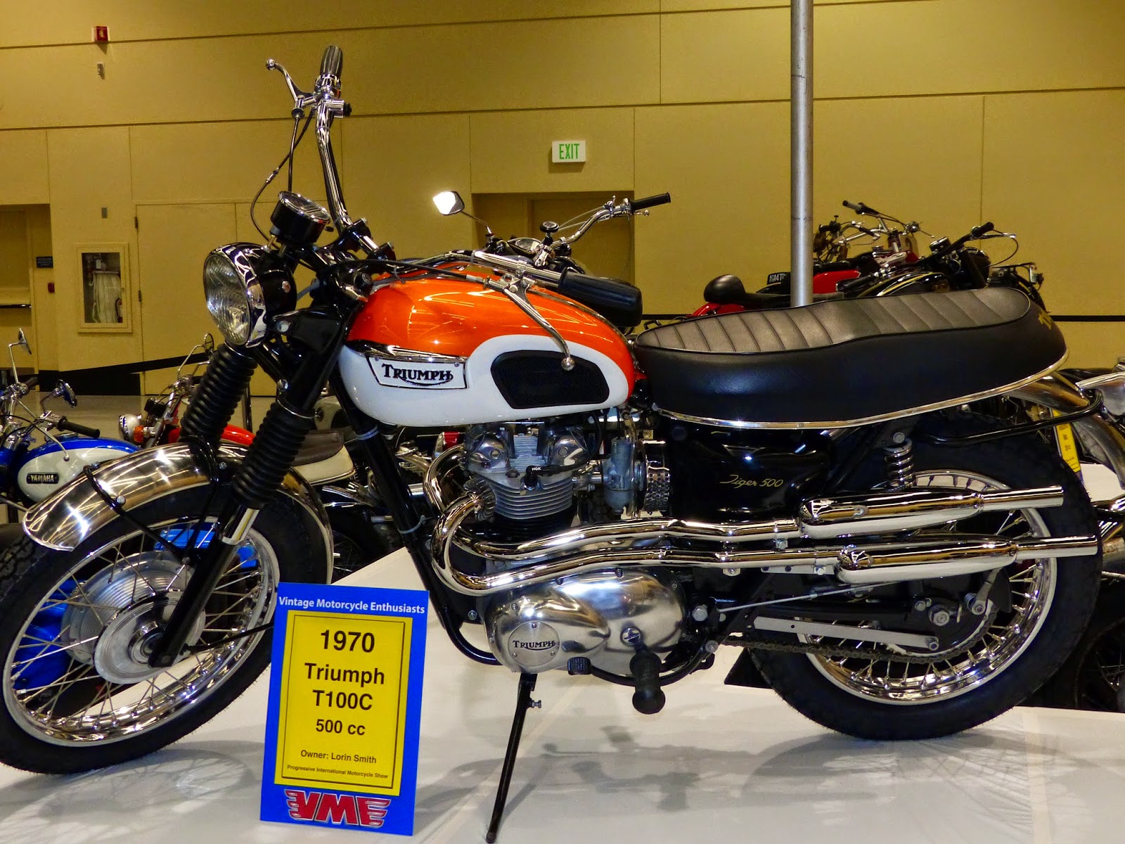 OldMotoDude: 1970 Triumph T100C 500 at the 2014 International
