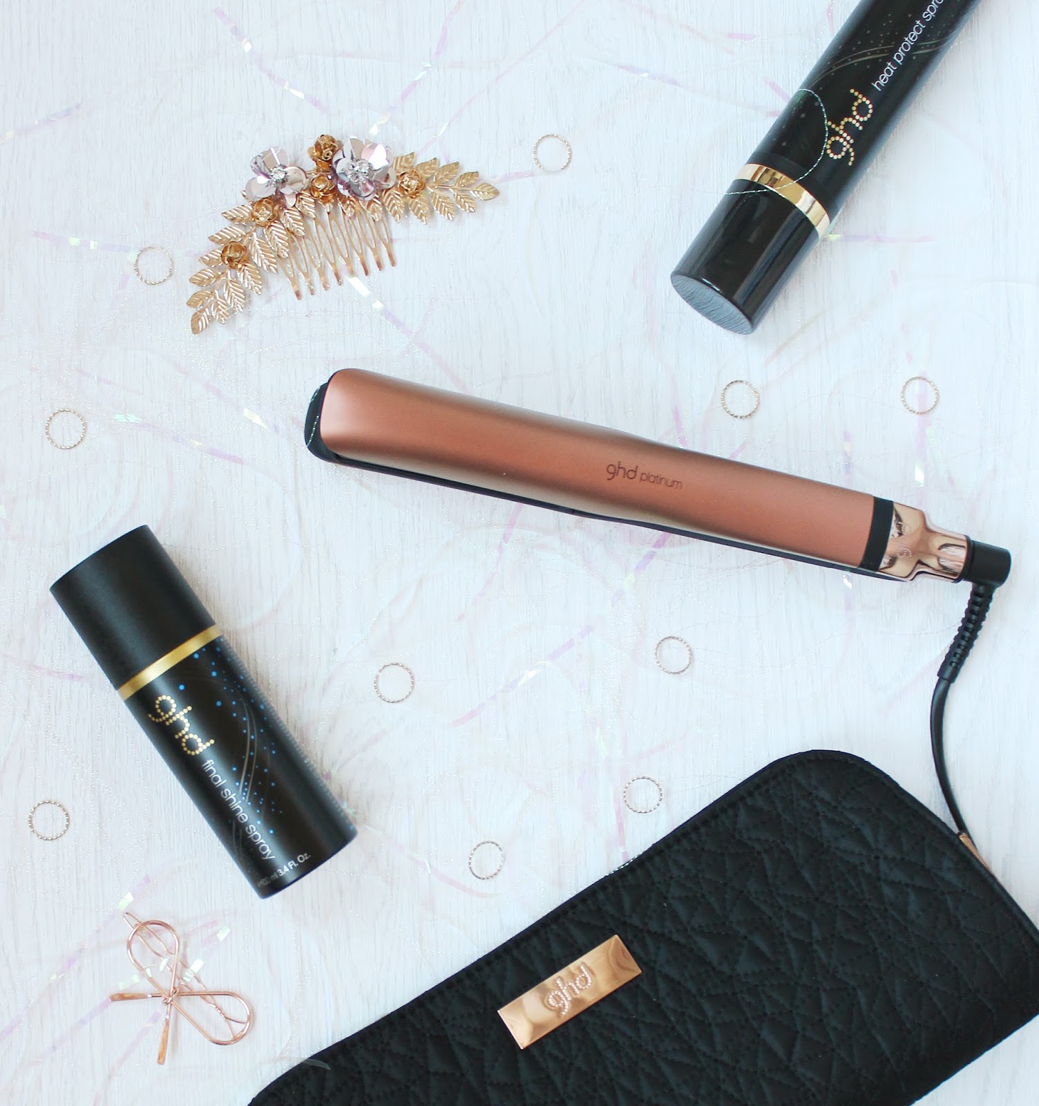 GHD Copper Luxe Platinum Styler review and party hairstyles