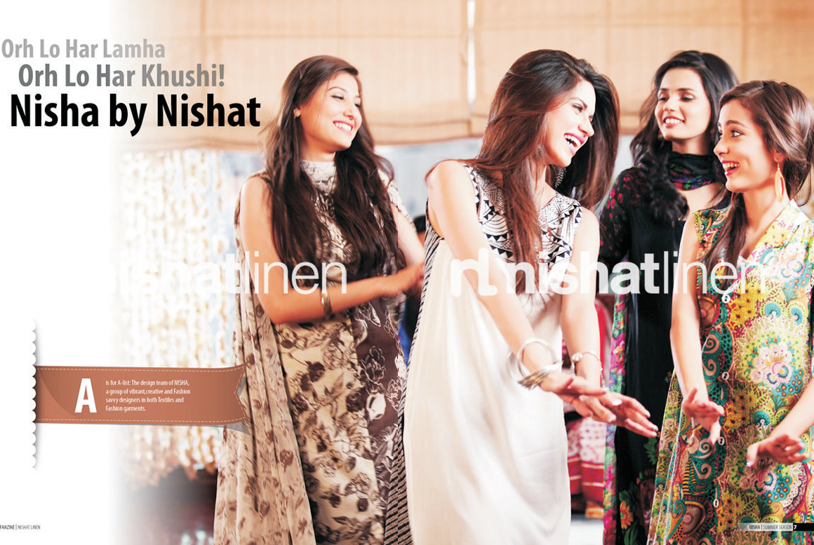 Nishat Linen Spring Collection 2013 Nishat Linen Evening Star