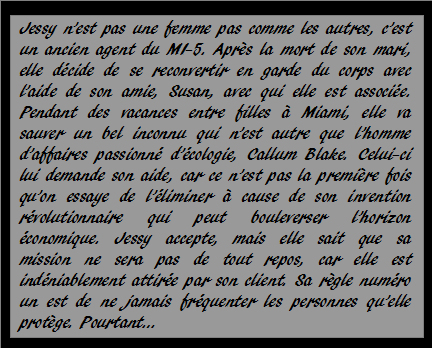 protection très rapprochée de alexandra lanoix un brin de lecture