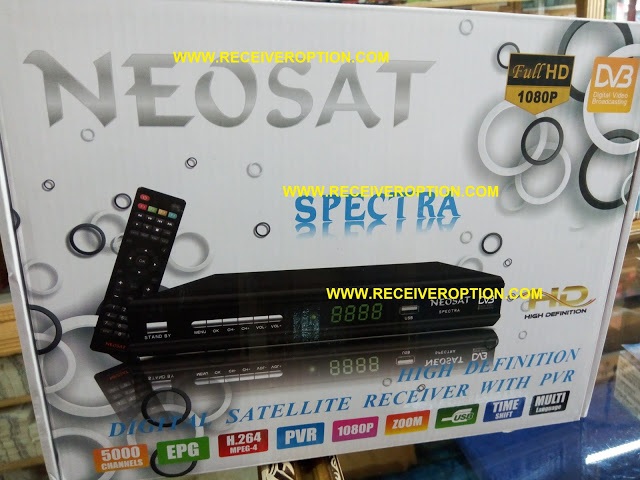NEOSAT SPECTRA HD RECEIVER AUTO ROLL POWERVU KEY NEW SOFTWARE