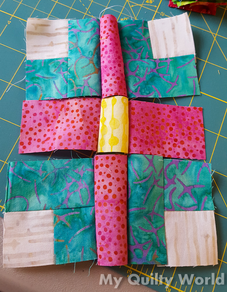 My Quilty World Garden Party Clue 2 Bonnie Hunter Plano Mystery Quilt