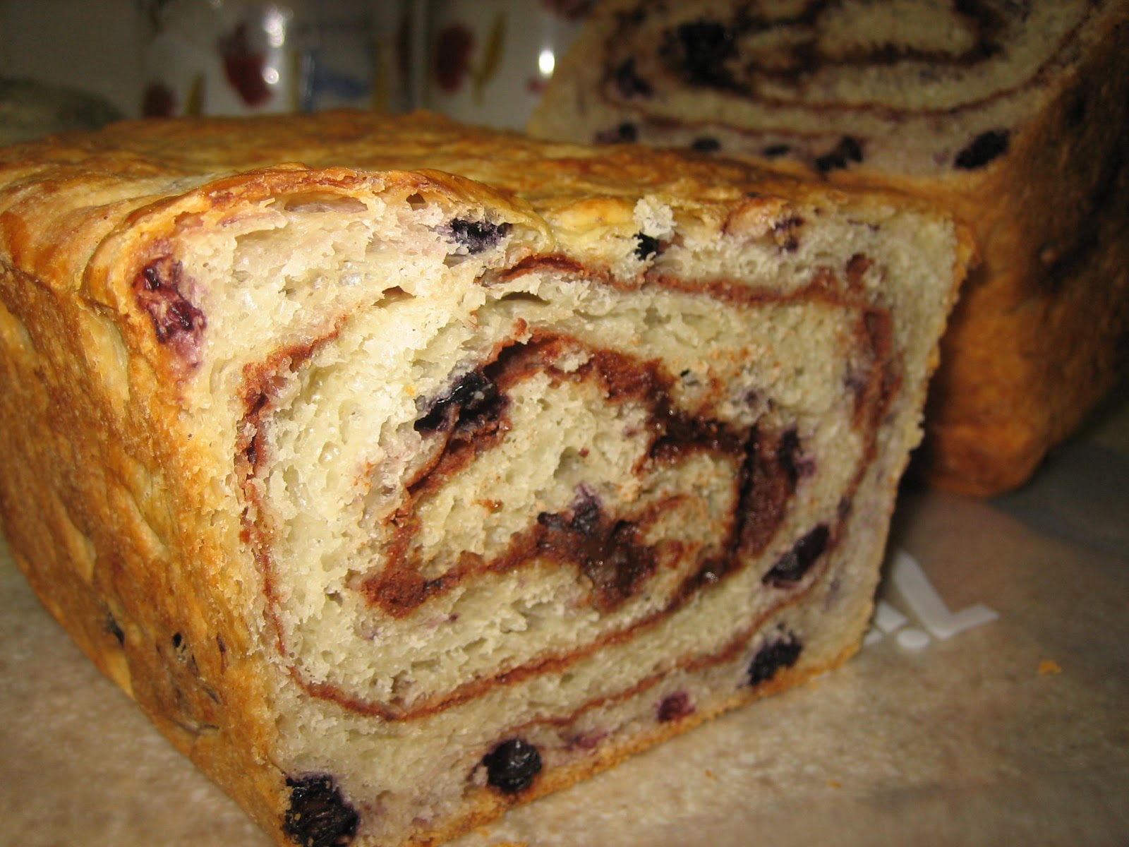 blueberry cinnamon swirl bread