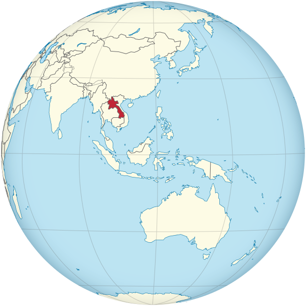Letak negara Laos